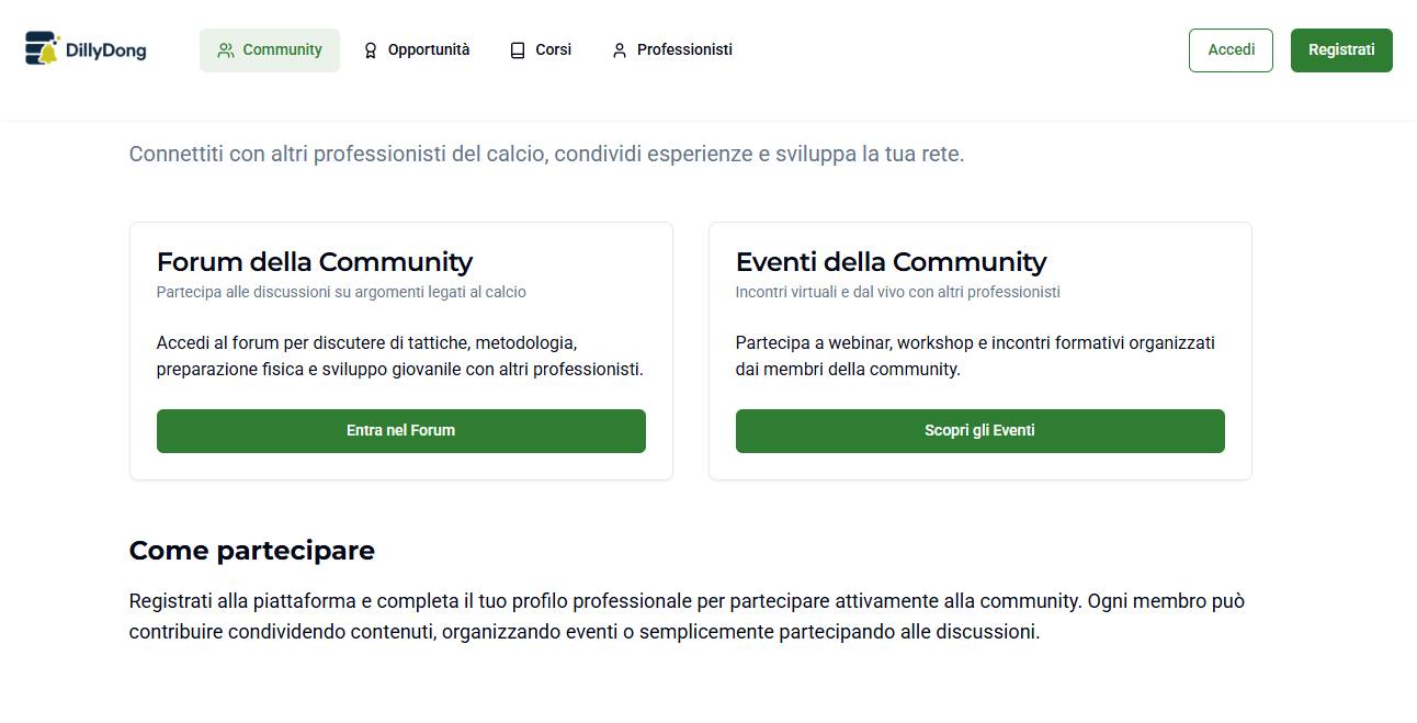 Community di professionisti